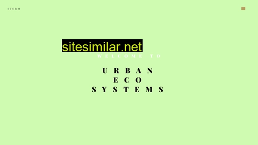 Urban-ecosystems similar sites
