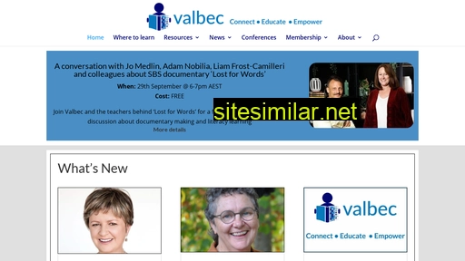 valbec.org.au alternative sites