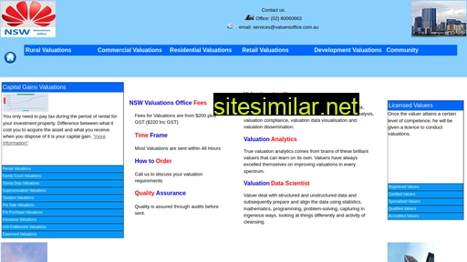 valuersoffice.com.au alternative sites