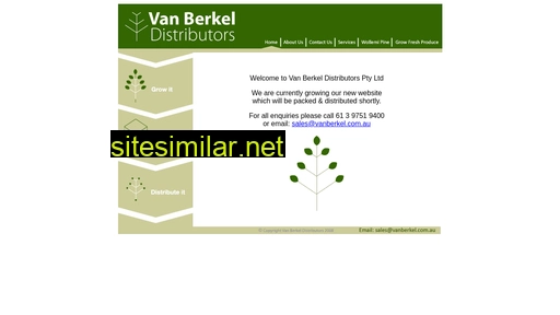 Vanberkel similar sites