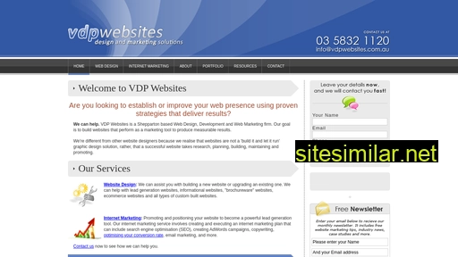 vdpwebsites.com.au alternative sites
