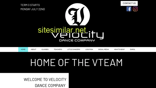 velocitydancecompany.com.au alternative sites