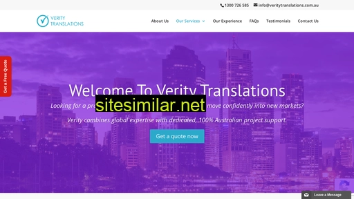 Veritytranslations similar sites