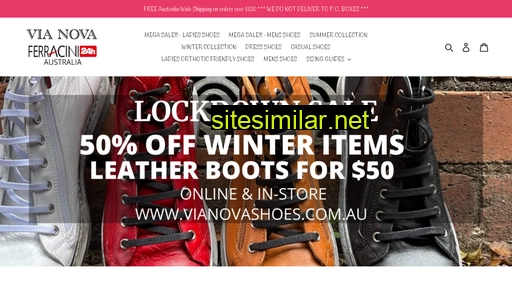 vianovashoes.com.au alternative sites