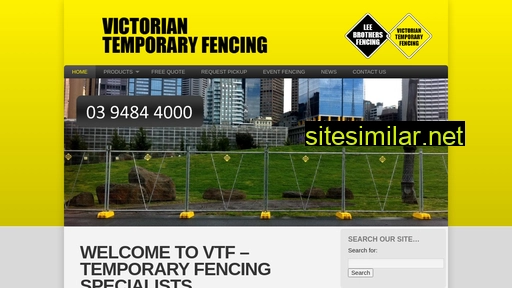 victoriantemporaryfencing.com.au alternative sites