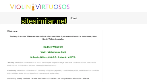 violinvirtuosos.com.au alternative sites