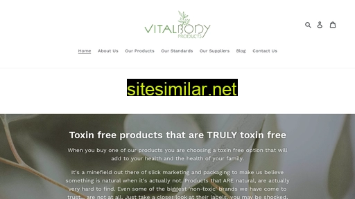 vitalbodyproducts.com.au alternative sites