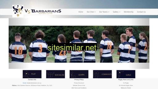 vsbarbarians.com.au alternative sites
