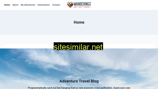 wanderings.com.au alternative sites
