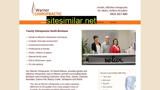 warnerchiropractic.com.au alternative sites