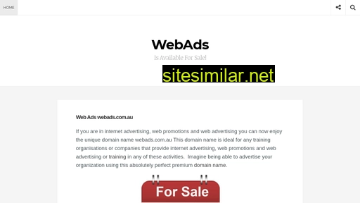 Webads similar sites