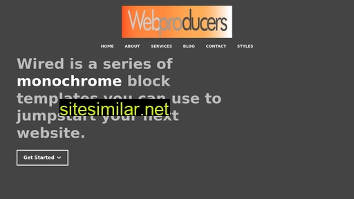 Webproducers similar sites