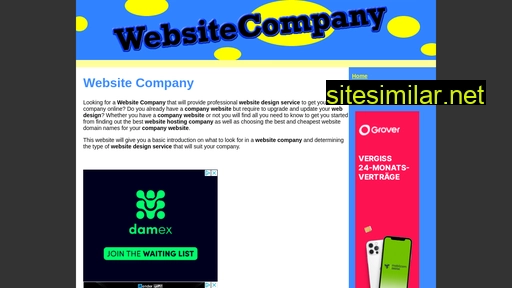 websitecompany.com.au alternative sites