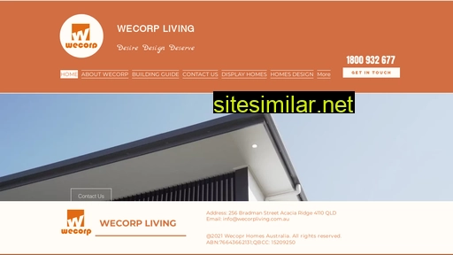 wecorpliving.com.au alternative sites