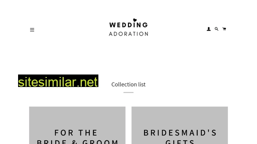 Weddingadoration similar sites