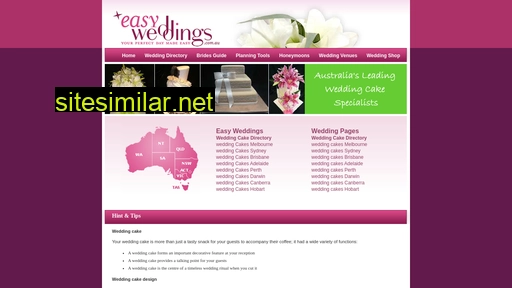 weddingcake.com.au alternative sites