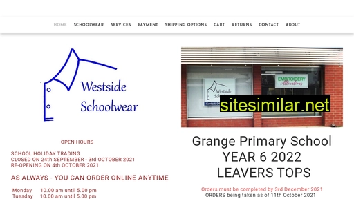Westsideschoolwear similar sites