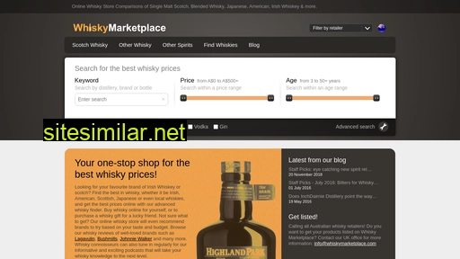 whiskymarketplace.com.au alternative sites