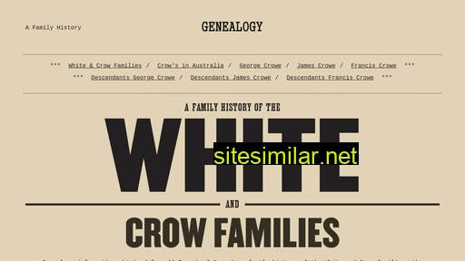 whitecrowe.com.au alternative sites
