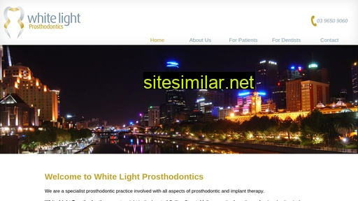 whitelightprosthodontics.com.au alternative sites