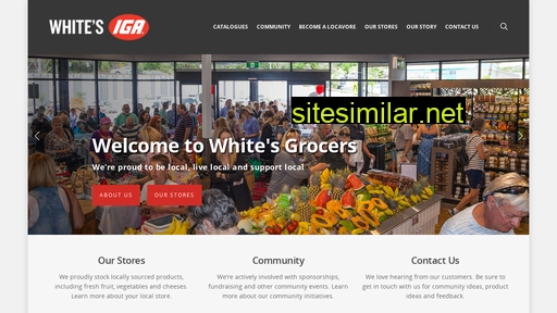 whitesgrocers.com.au alternative sites