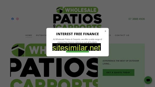 wholesalepatios.com.au alternative sites