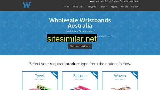 wholesalewristbandsaustralia.com.au alternative sites