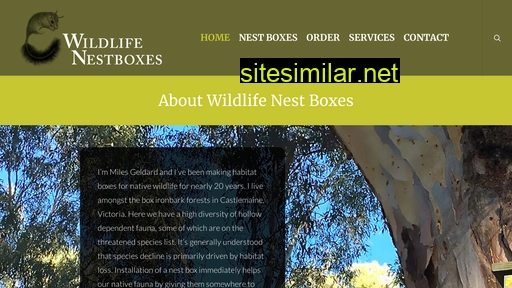 wildlifenestboxes.com.au alternative sites