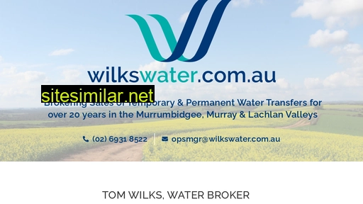 wilkswater.com.au alternative sites