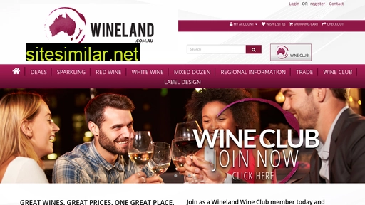 wineland.com.au alternative sites