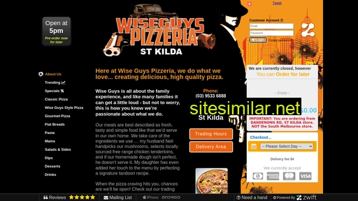 wiseguyspizzeria.com.au alternative sites