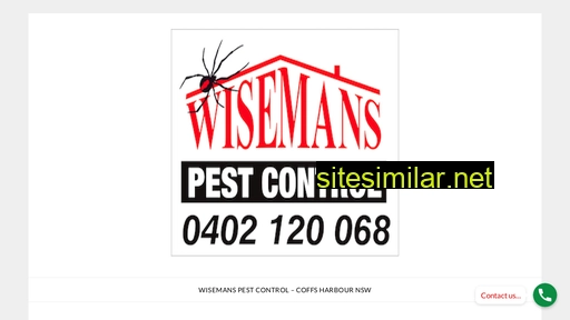 wisemanspestcontrol.com.au alternative sites
