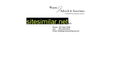 Wja-accounting similar sites