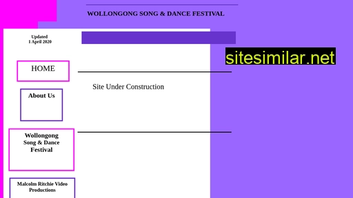 wollongongsonganddancefestival.com.au alternative sites
