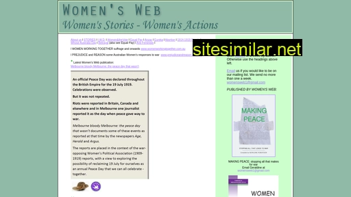 womensweb.com.au alternative sites