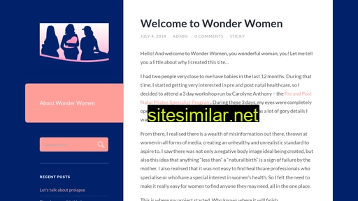 wonderwomen.net.au alternative sites