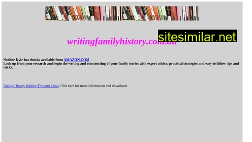 writingfamilyhistory.com.au alternative sites