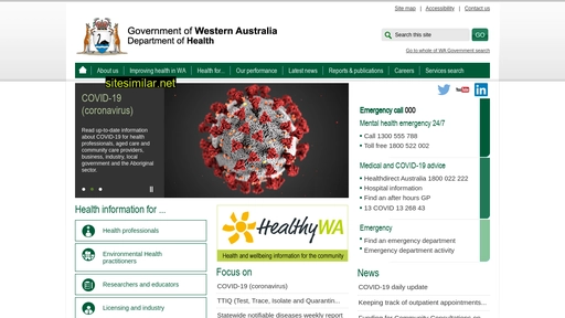 ww2.health.wa.gov.au alternative sites