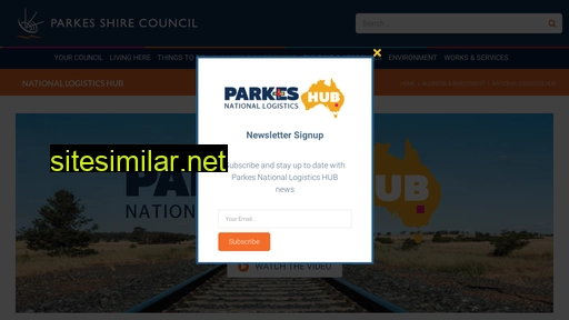 www.parkes.nsw.gov.au alternative sites