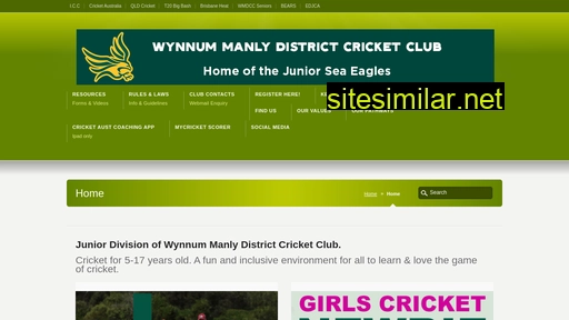 Wynnummanlyjuniorcricketclub similar sites