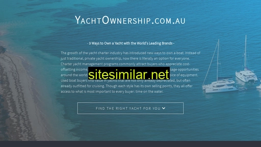 yachtownership.com.au alternative sites