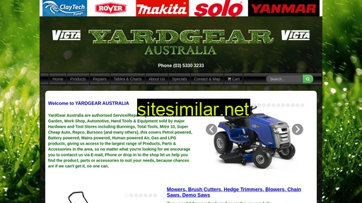 yardgear.com.au alternative sites