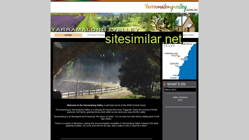 Yarramalongvalley similar sites