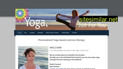 yogajustforyou.com.au alternative sites