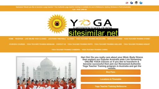 yogaschoolofindia.com.au alternative sites