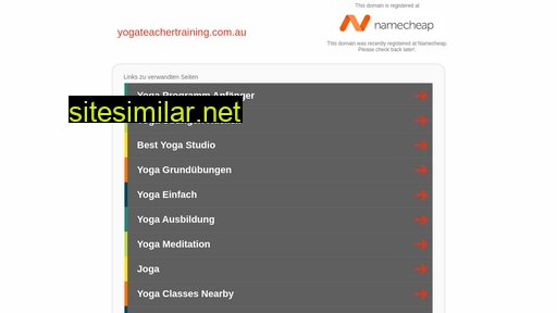 Yogateachertraining similar sites