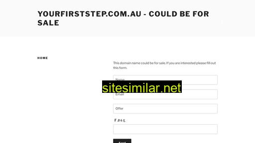 yourfirststep.com.au alternative sites