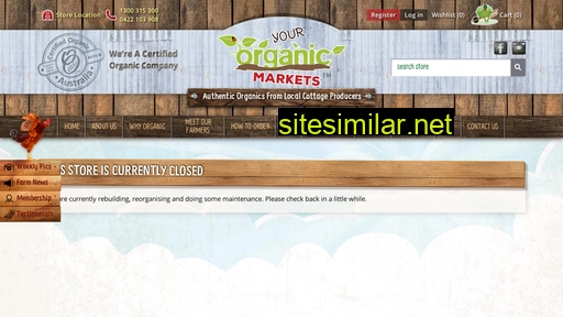 yourorganicmarkets.com.au alternative sites