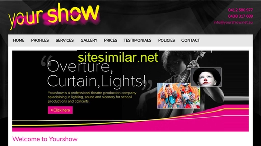 yourshow.net.au alternative sites