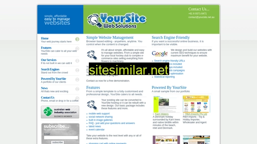 yoursite.net.au alternative sites